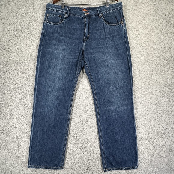 Tommy Bahama Jeans Standard Fit Mens‎ Size 40x30.5 Dark Wash Preppy - Picture 1 of 13